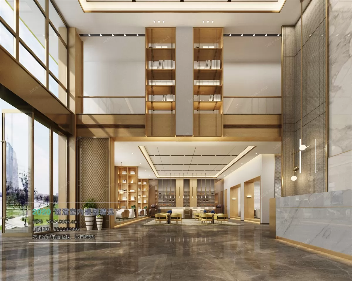 PUBLIC SPACE 3D MODEL - 3D MODELS - 3DSKY FREE MODELS