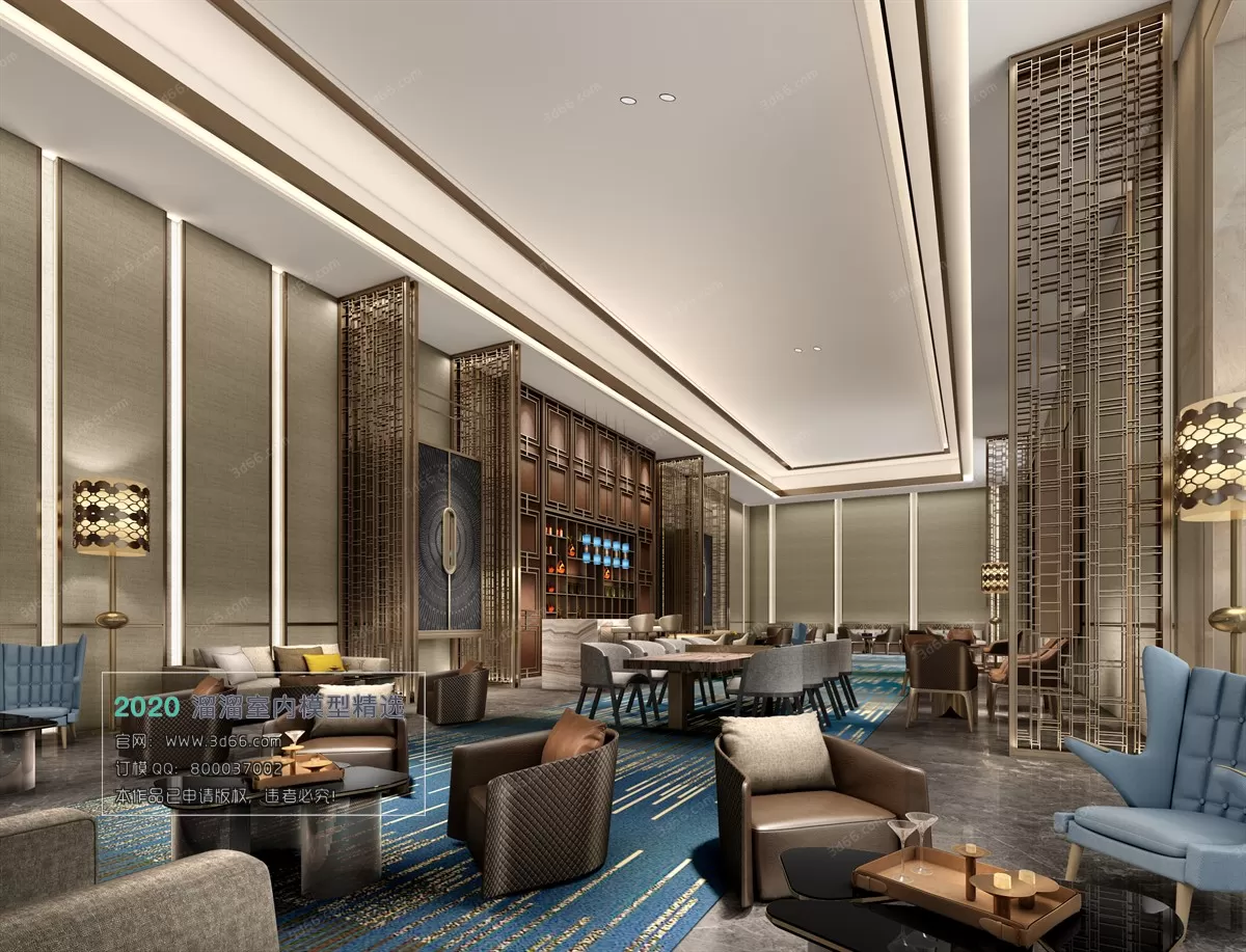 PUBLIC SPACE 3D MODEL - 3D MODELS - 3DSKY FREE MODELS