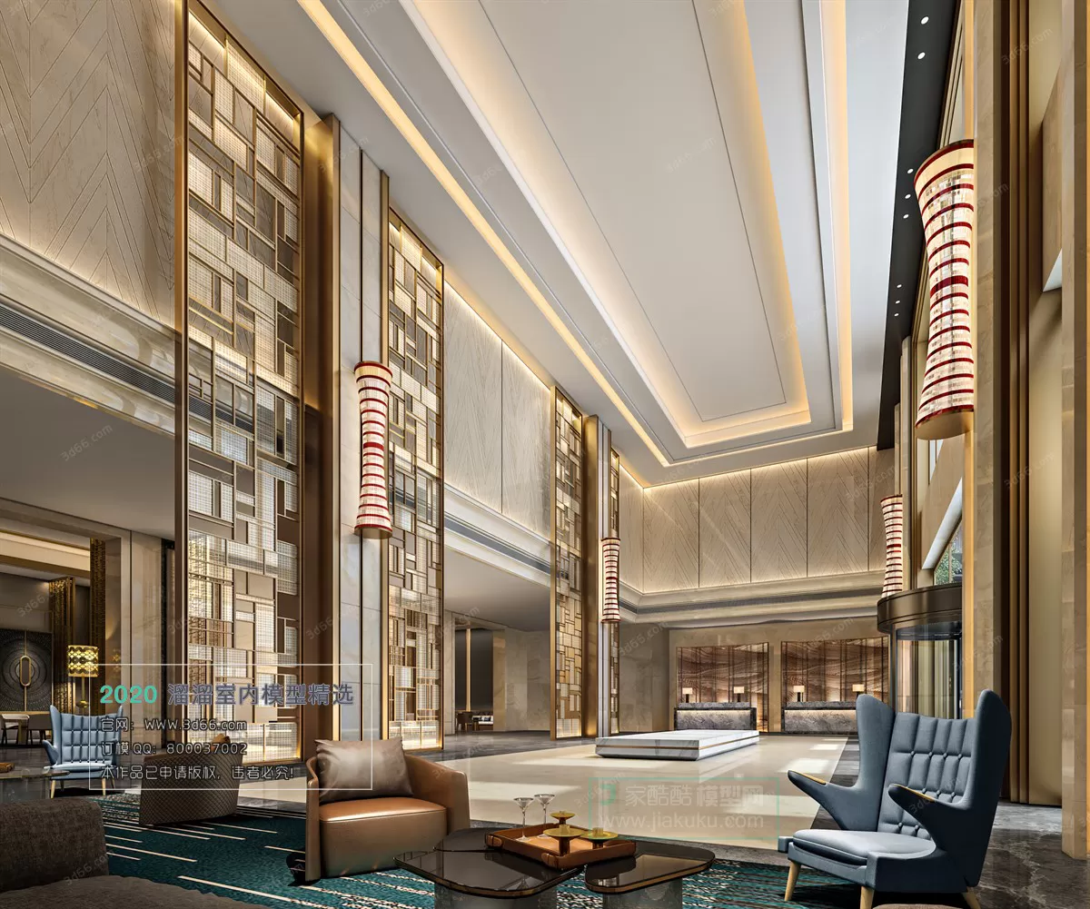 PUBLIC SPACE 3D MODEL - 3D MODELS - 3DSKY FREE MODELS