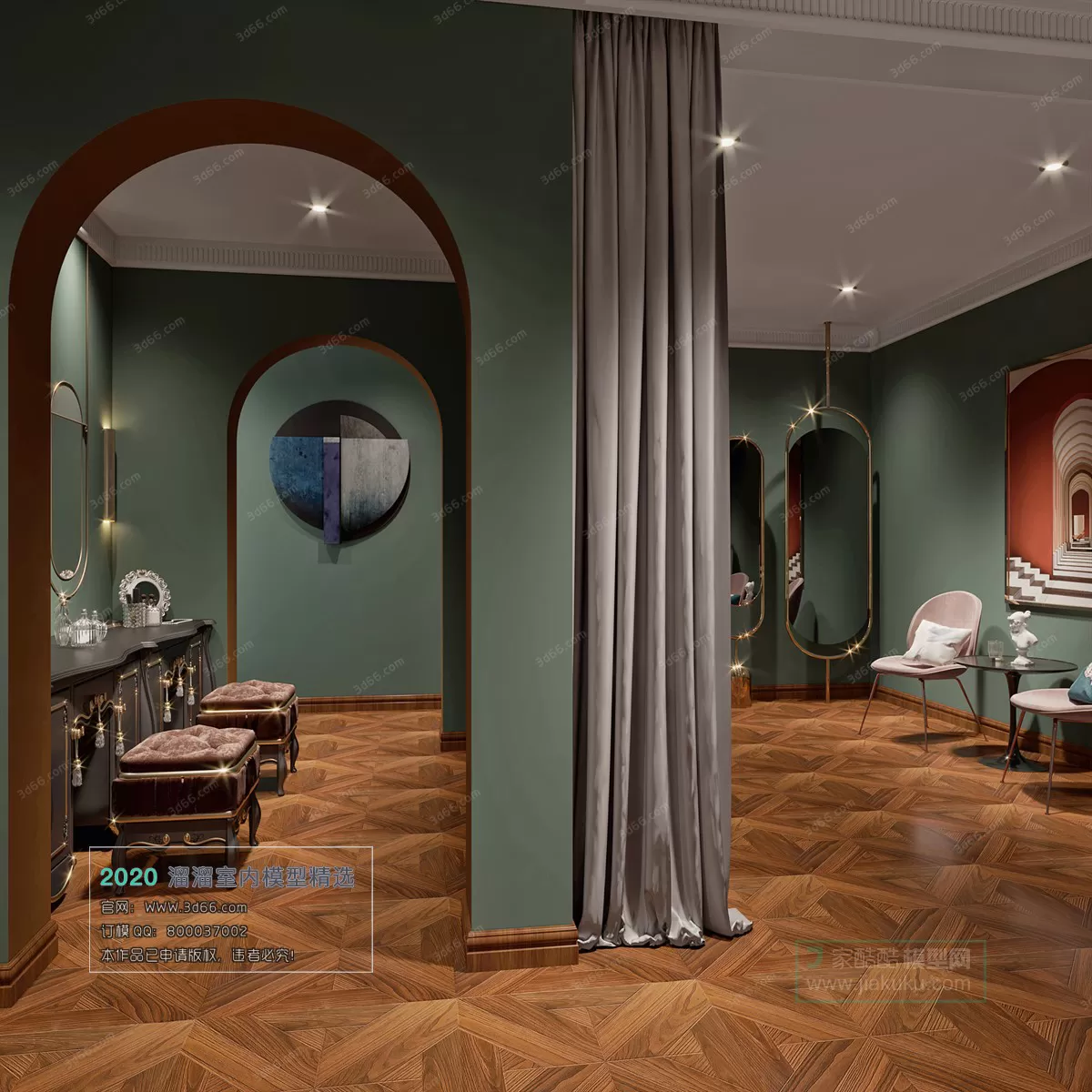 PUBLIC SPACE 3D MODEL – Exhibition_Couture – 60