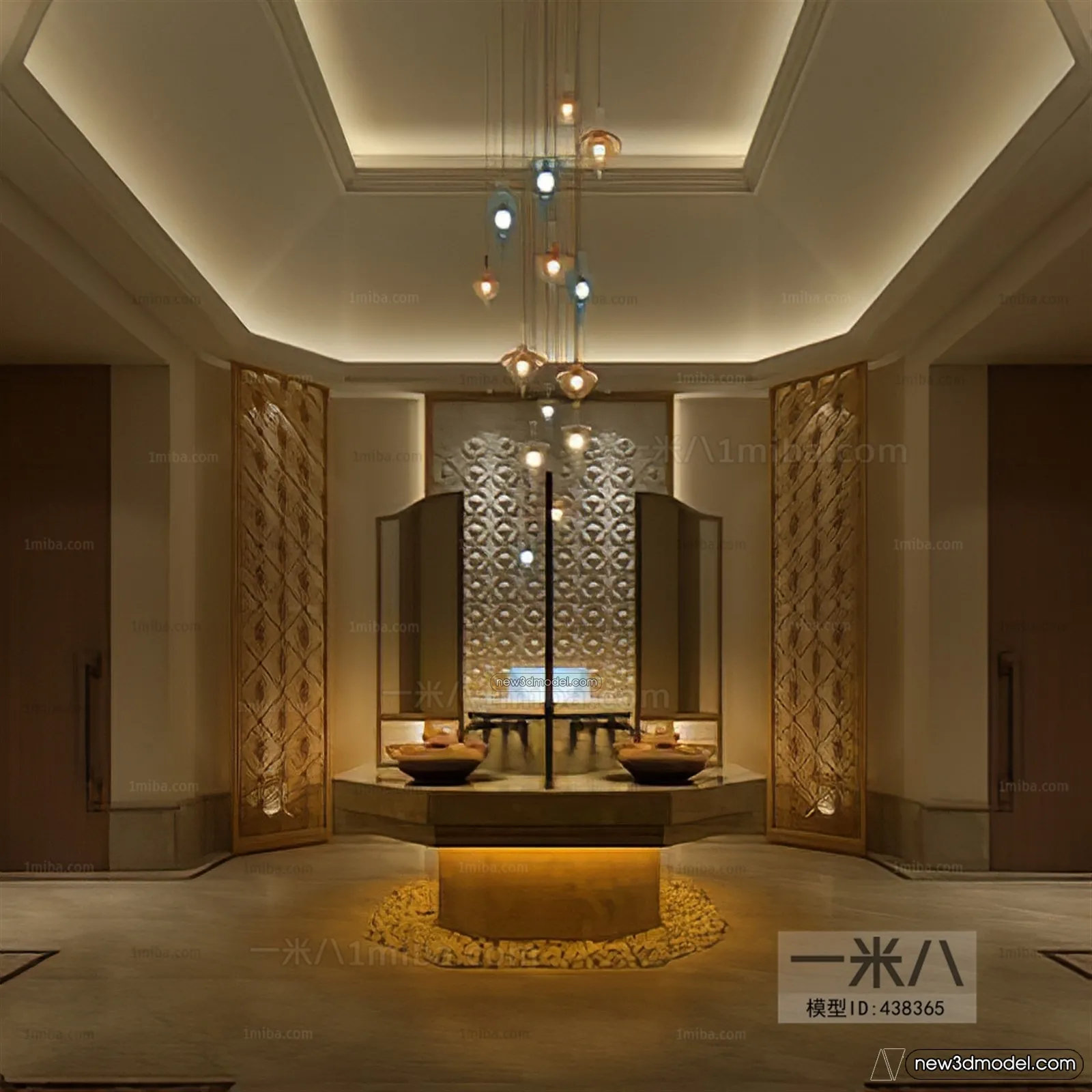 Public Toilet - WC - 3D Interior Scene - 3D Models - 050