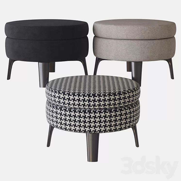 puf denny minotti 3D Model