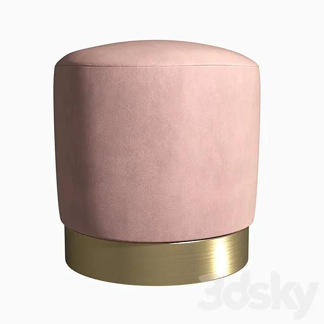 Puf Osman Foundation 46 Cm 3D Model