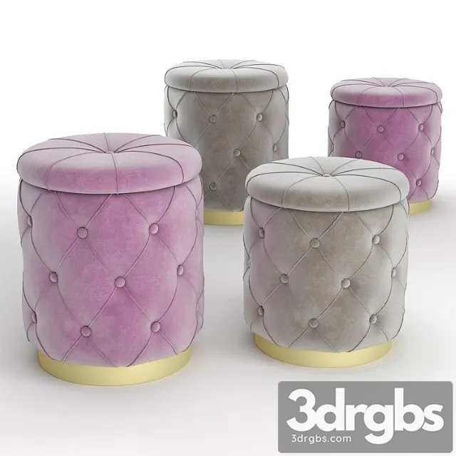 Puf Paris 3D Model Free