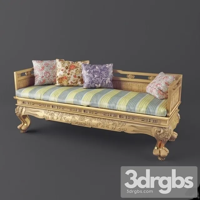 Puf Sofa 3D Model Free