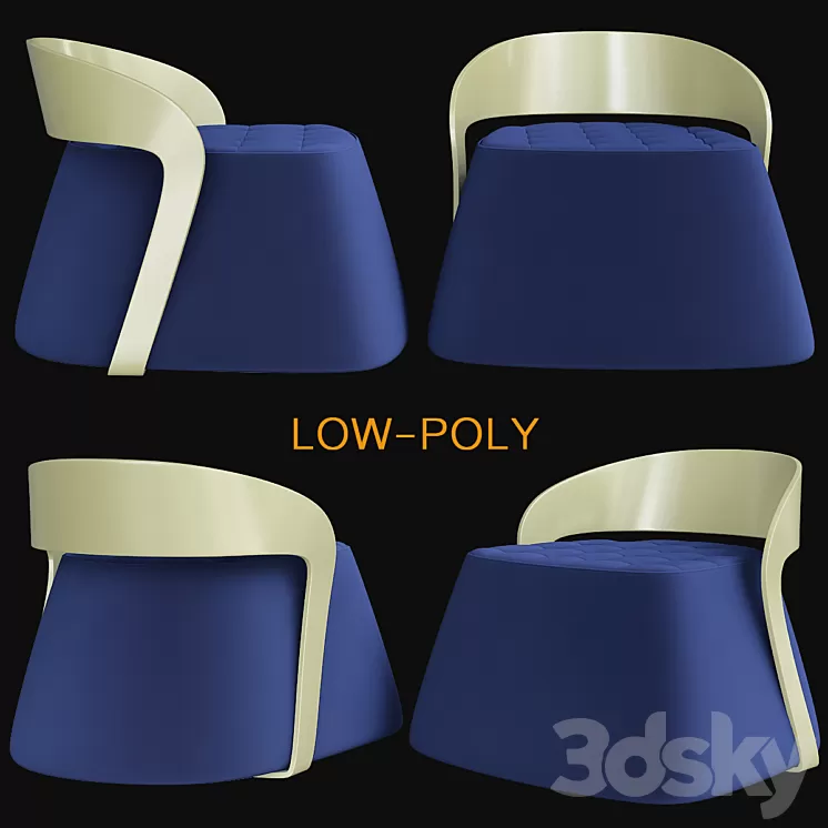 Puff chair 3D Model