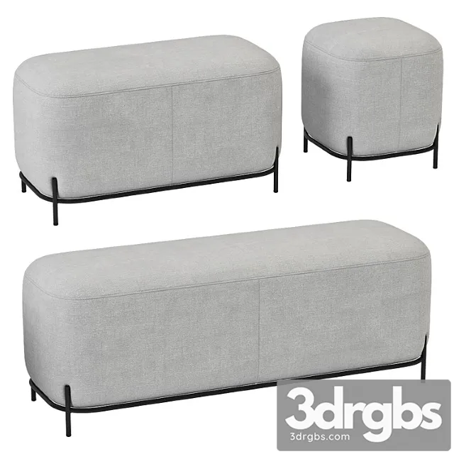 Puff Pawai Set 2 3D Model Free