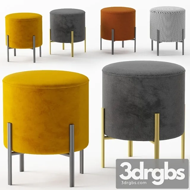 Puff puffoso i bontempi casa 3D Model Free