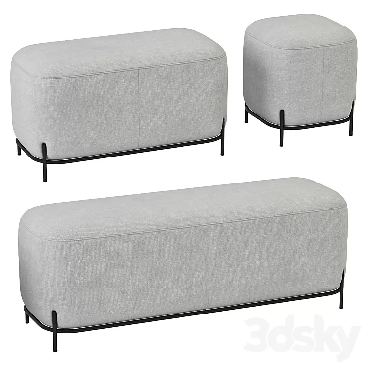 Puff_Pawai_set 3D Model