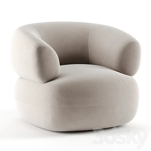 Puffer Chair by Moving Mountains 3DModel