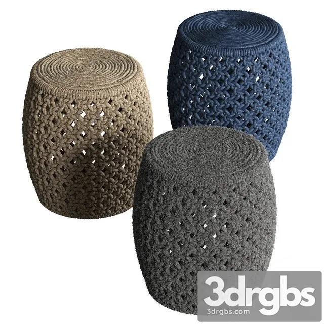 Puffs Angela Stool from Madegoods 3D Model Free