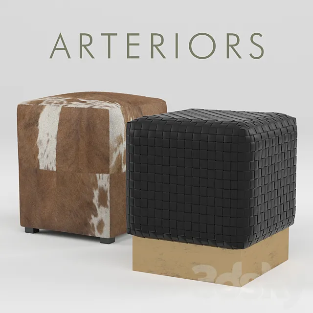 Puffs Arteriors Otto and Emmit 3D Model