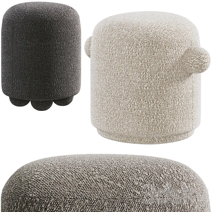 Puffs Fahri + Mozu/ Orsetto 3D Model Free