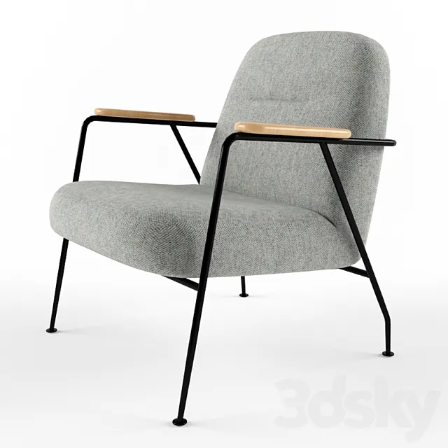 puffy armchair meraki 3DModel