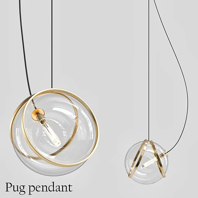 Pug pendant 3DModel