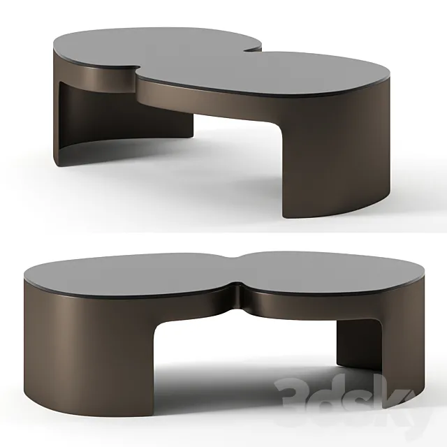Pukka coffee table by Ligne Roset 3D Model