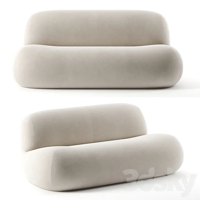 Pukka sofa by Ligne Roset 3D Model