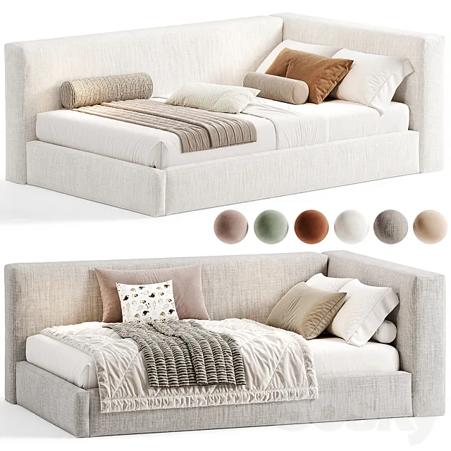 Pula Childrens Bed By Woodsoft 3D Model