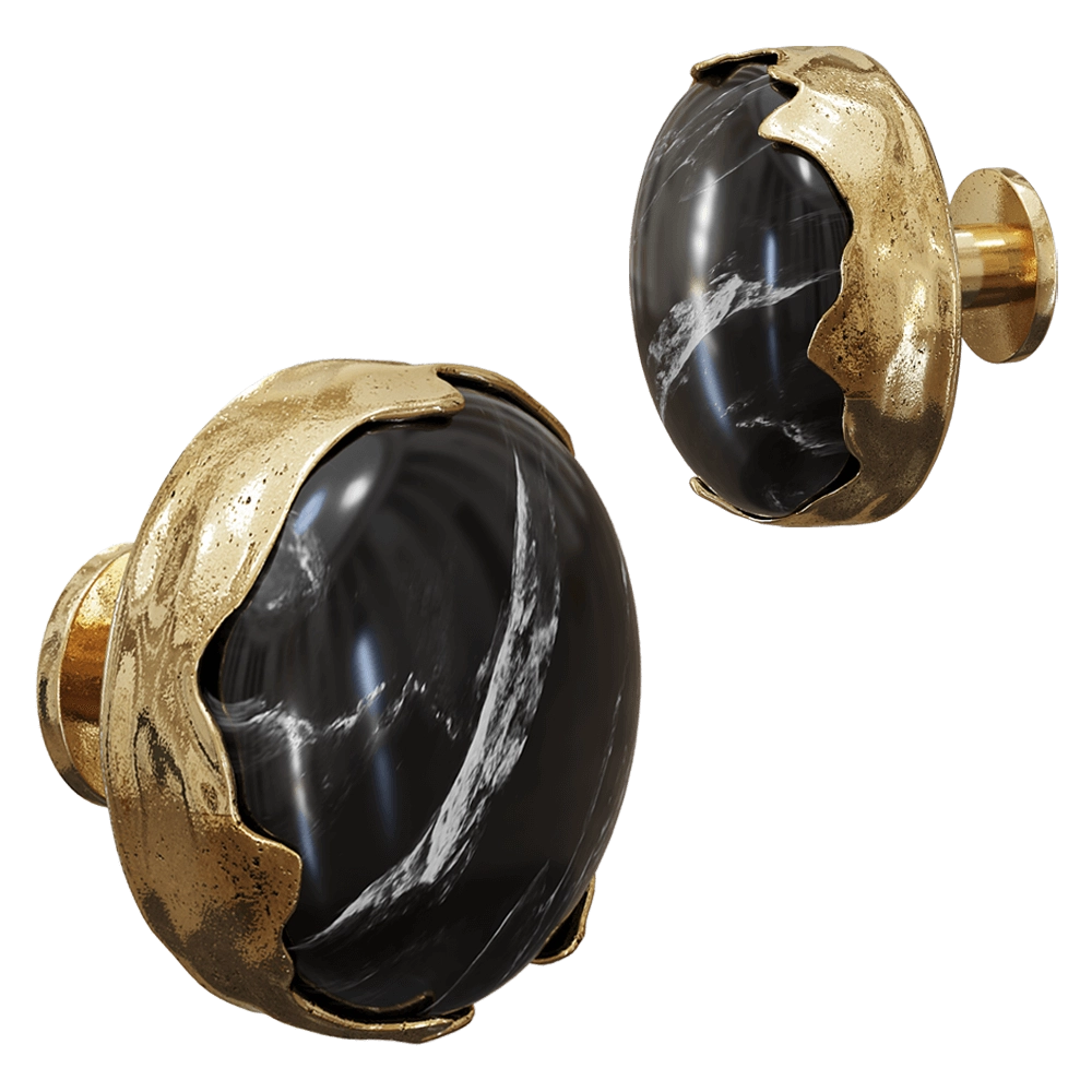 PullCast - Drawer handle Tiffany Marble LE3003 3D Model