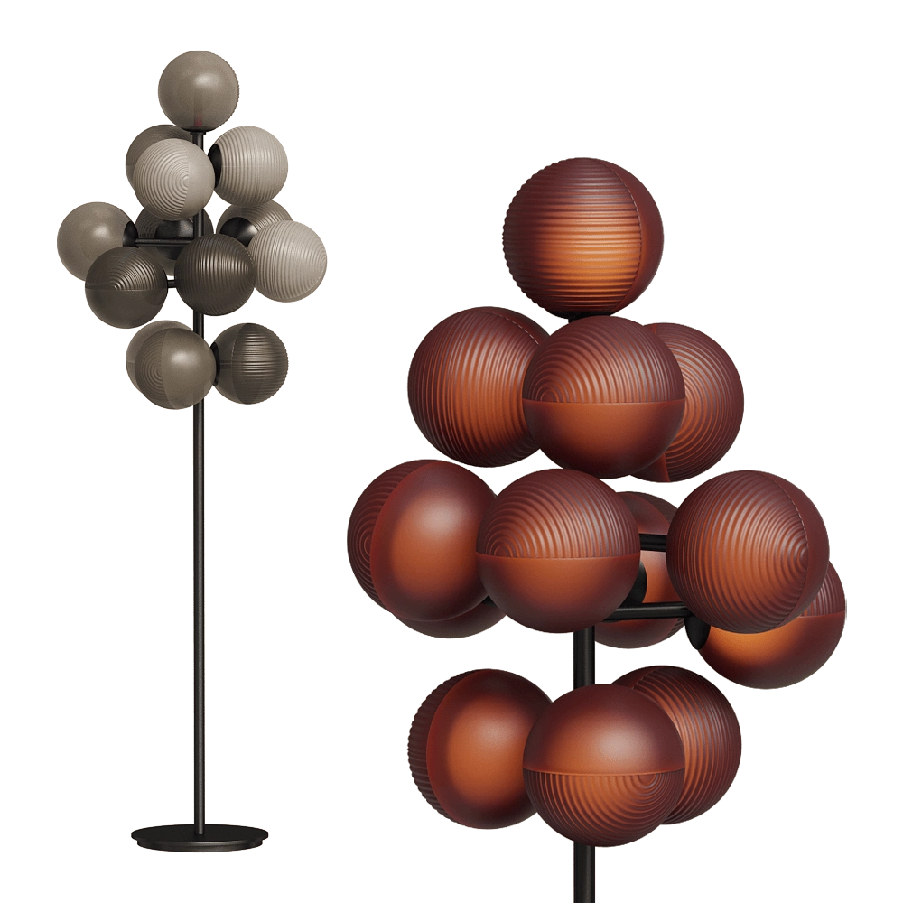 Pulpo - Floor lamp Stellar grape 3D Model
