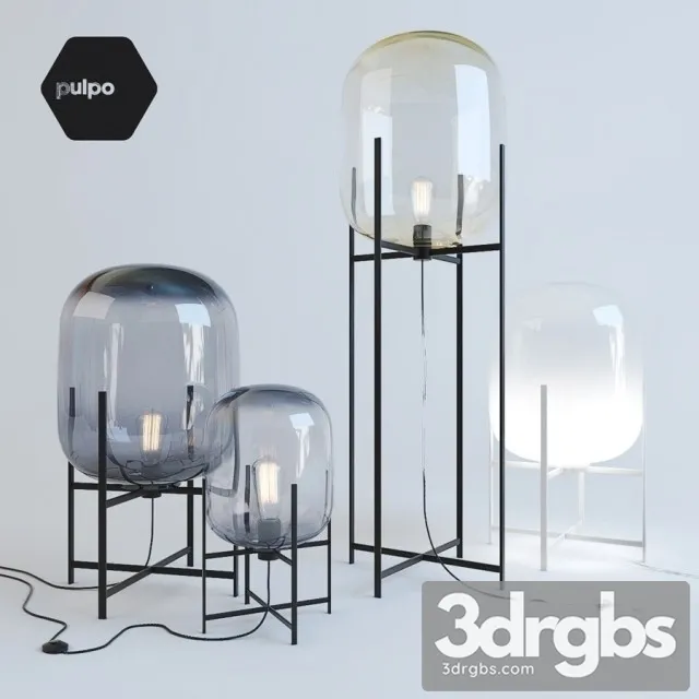 Pulpo Oda Table Lamp 3D Model Free