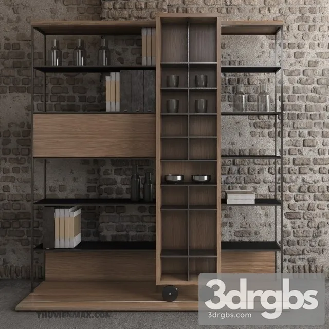 Punt Literatura Shelf 4 3D Model Free