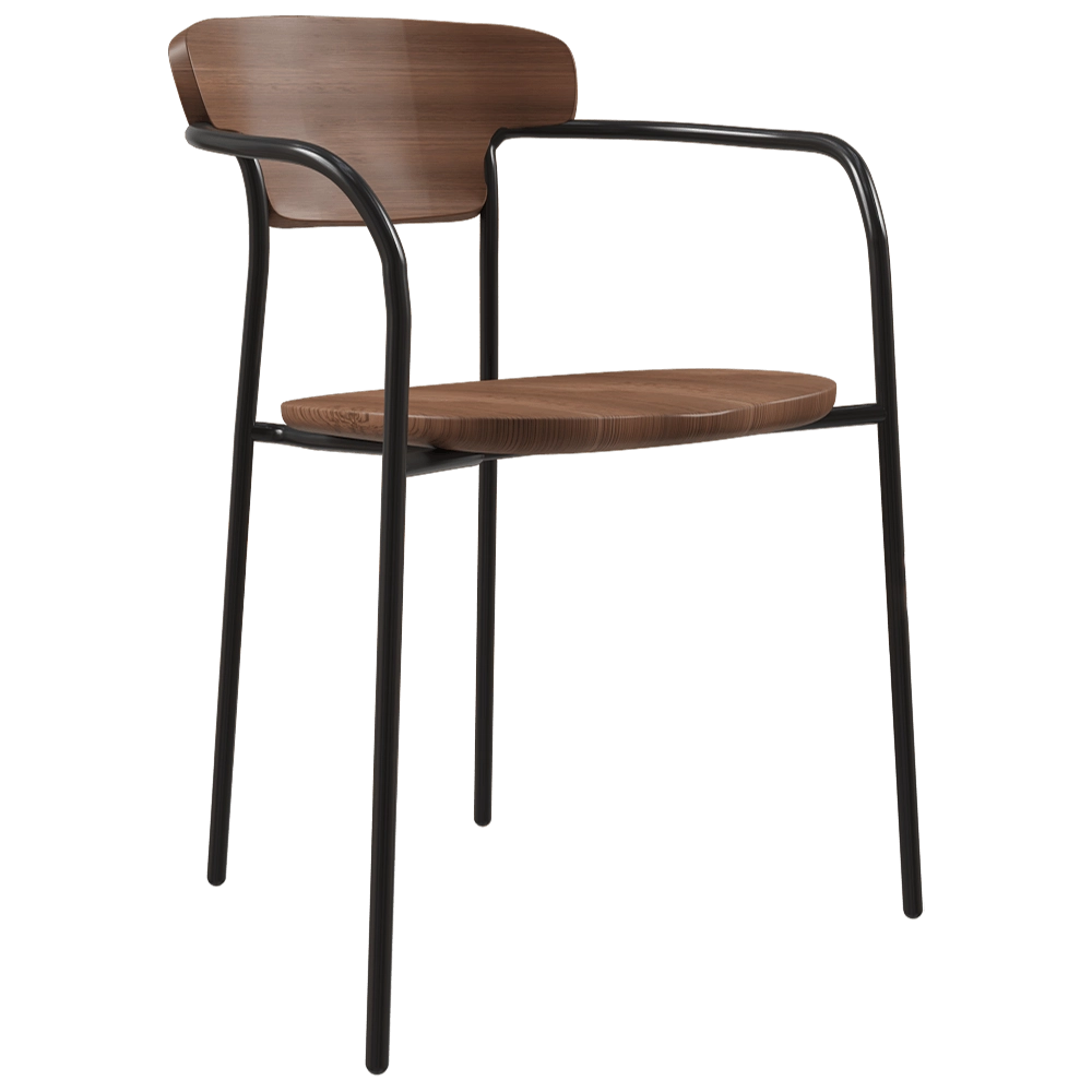 Punt Mobles  - Chair Pecan 3D Model
