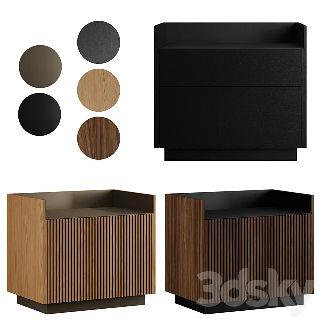 Punt Mobles STOCKHOLM BEDSIDE TABLE 3DModel