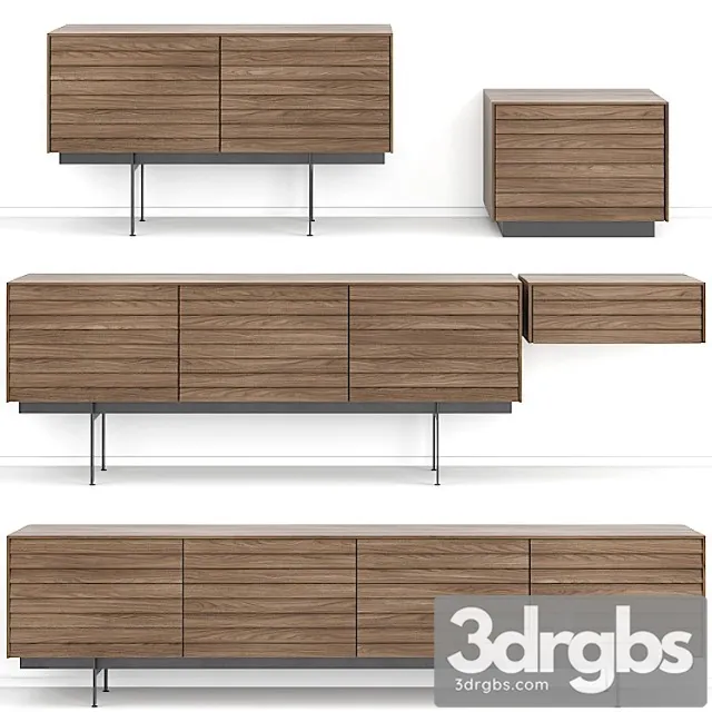 Punt mobles - sussex (sideboards stands) 2 3D Model Free