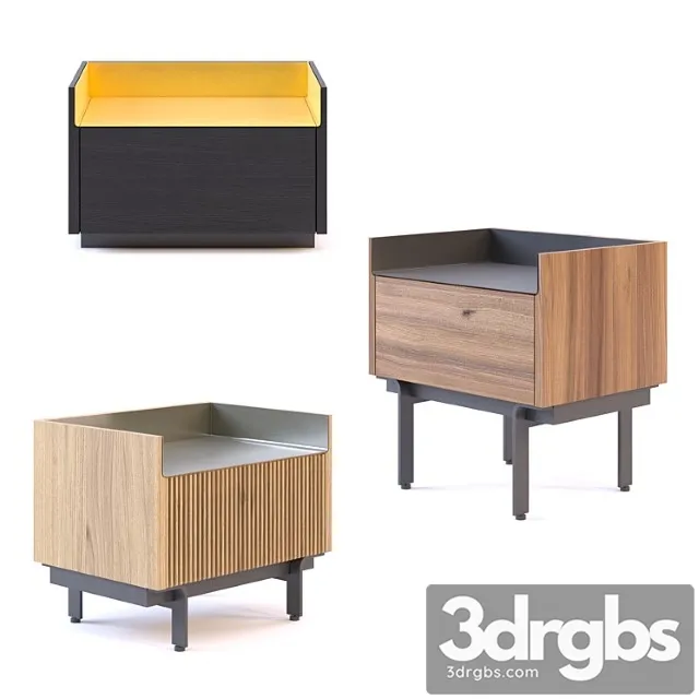 Punt stockholm - bedside table slim sth151 sth153 2 3D Model Free