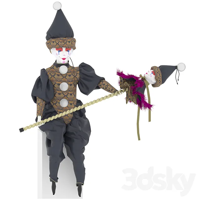 Puppet Doll 3D Model