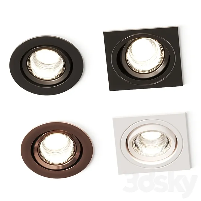 Puraluce St85 Spotlights 3D Model