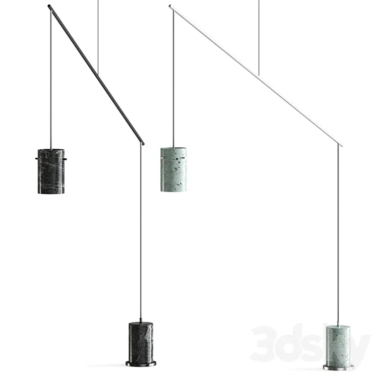 Pure betoBoom by BETOLUX concrete Free standing light 3D Model Free