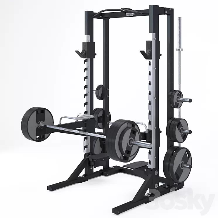 PURE STRENGTH - OLYMPIC HALF RACK 3D Model