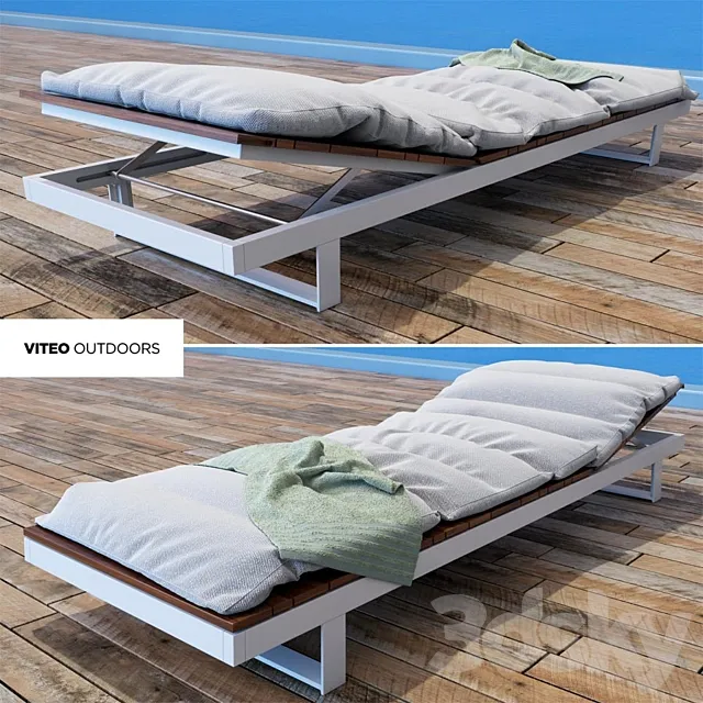 Pure Viteo Outdoor Chaise 3DModel