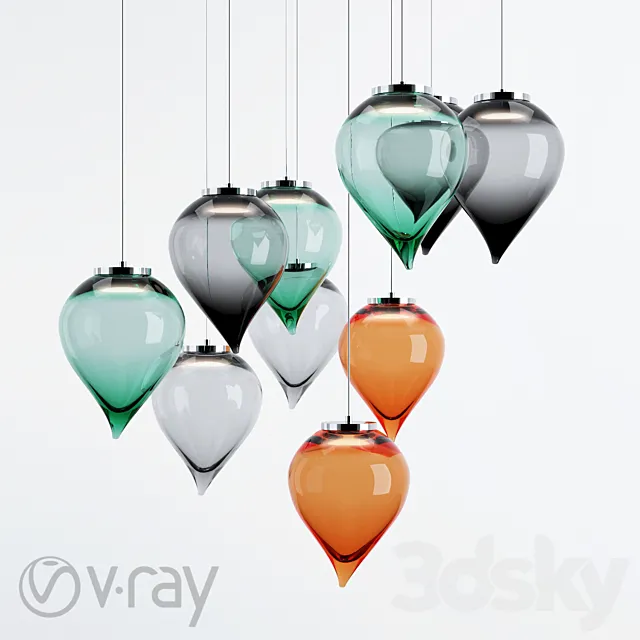 PURHO - Flik suspension lamp 3DModel