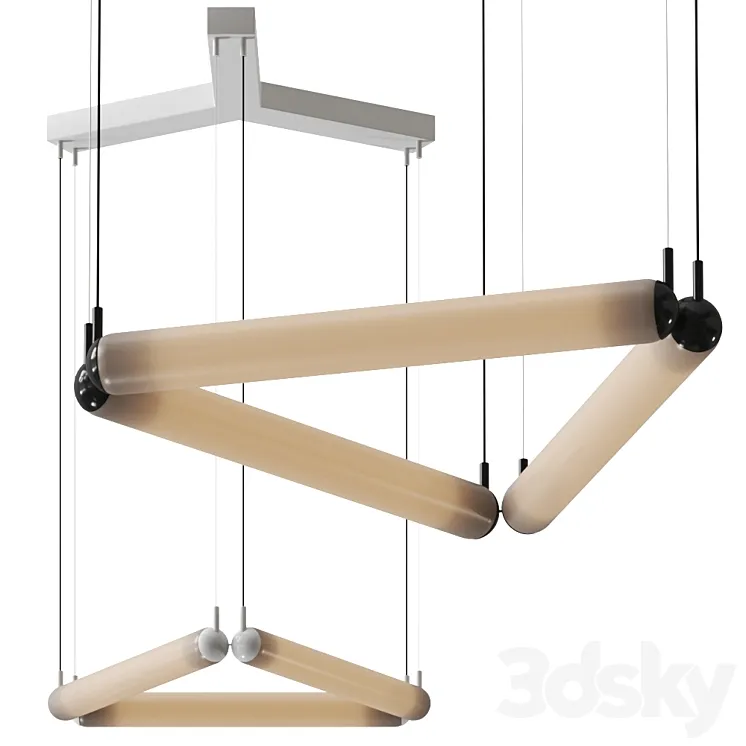 Puro Contour by Brokis Pendant Lamp 3D Model Free Download
