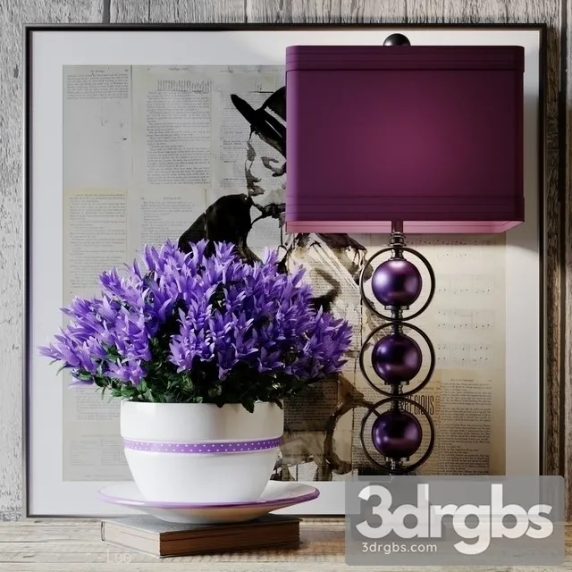 Purple Set 3D Model Download