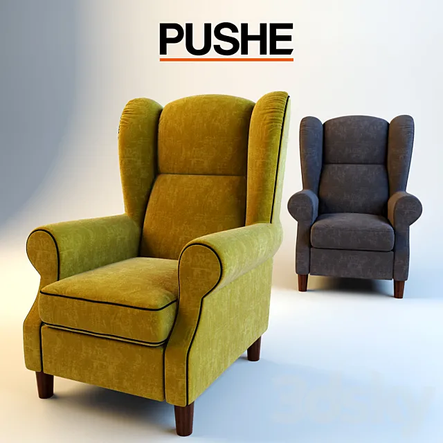 PUSHE Armchair "Linkvud" 3D Model