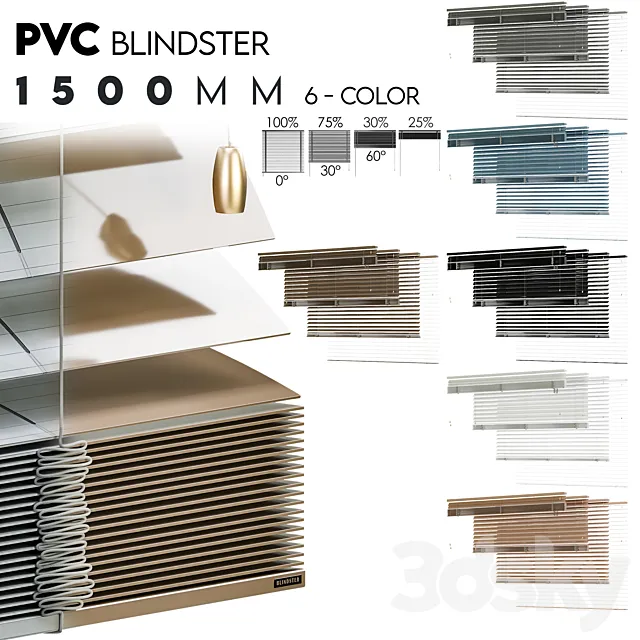 PVC Blind 1500mm no.2 3D Model