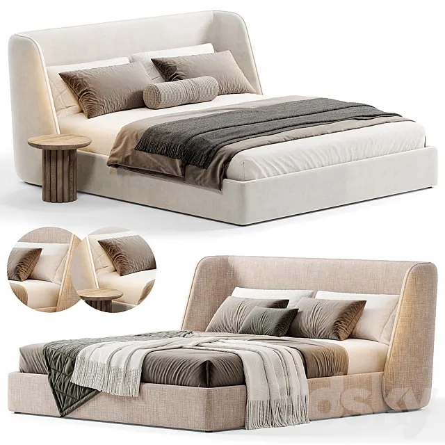 PYORA Bed By Nobonobo 3D Model