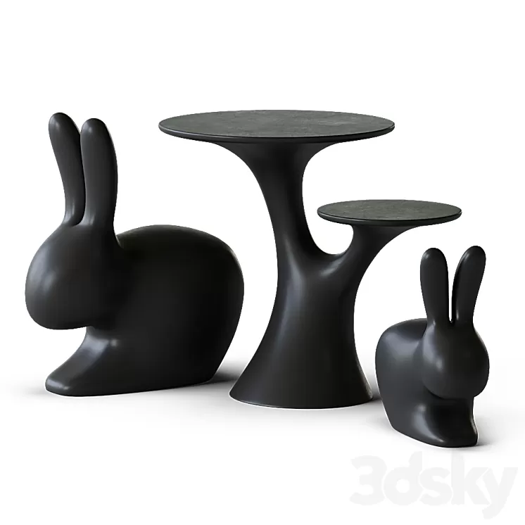 Qeeboo RABBIT 3D Model