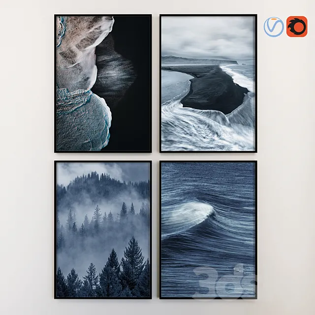 Quad Posters Vol.52 3D Model