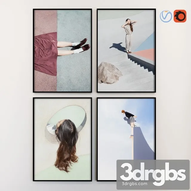 Quad Posters Vol 57 3D Model Free