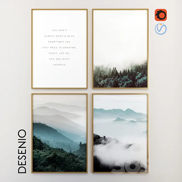 Quad_Posters_Vol1 3D Model