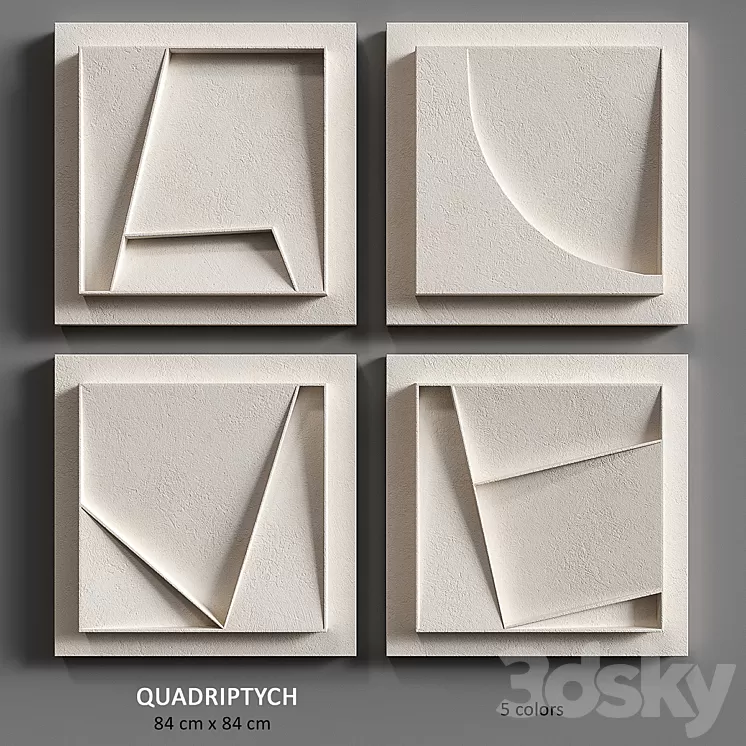 QUADRIPTYCH 3D Model