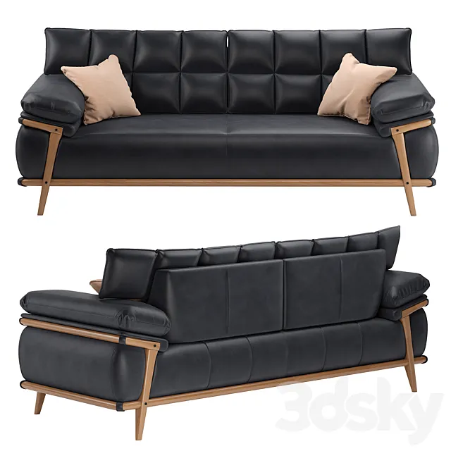 Quatro Modern Berkemobilya 3D Model