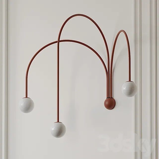 Quattro Wall Sconce by Michael Anastassiades 3D Model