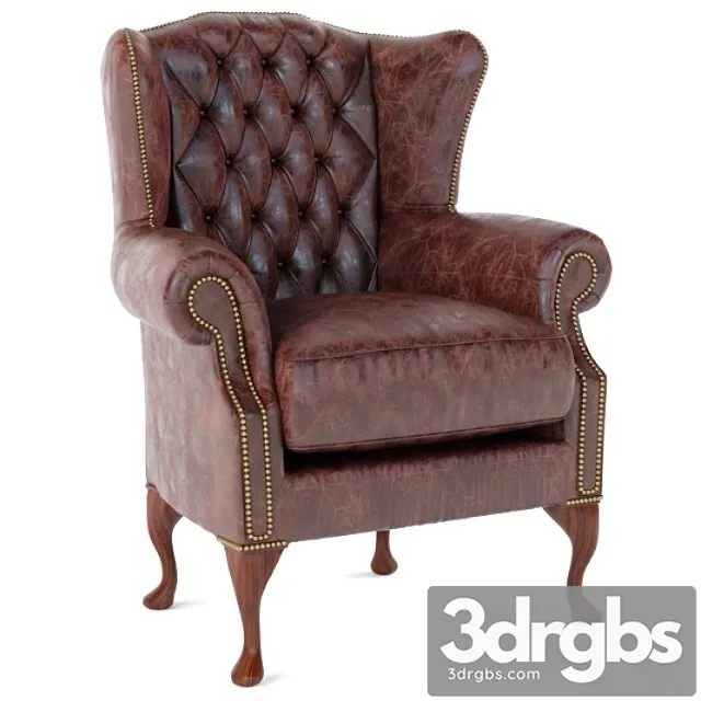 Queen chair 3D Model Free