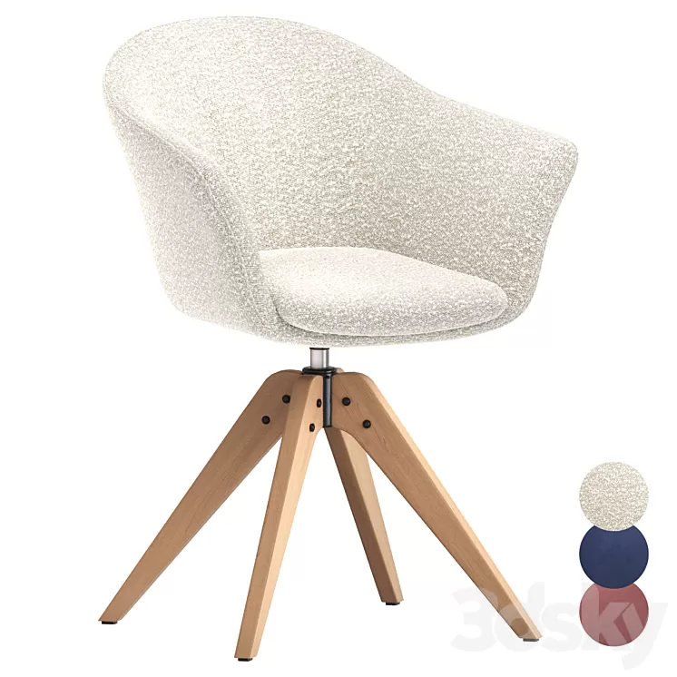Quilda armchair by La Redoute 3D Model Free
